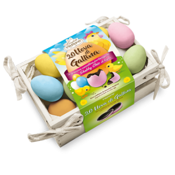 UOVA GALLINA CONFETTATE CASSETTINA PZ 20 UOVA